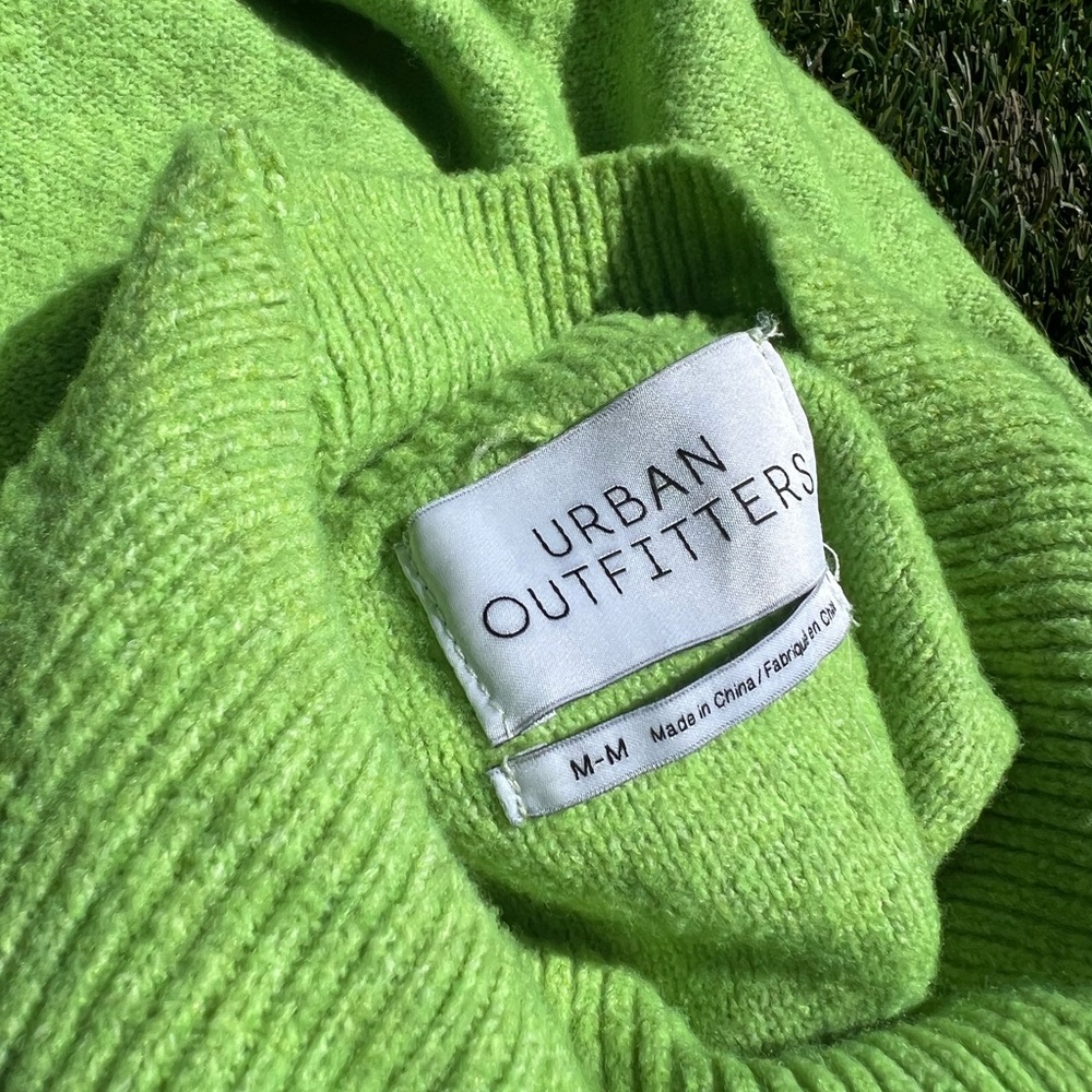 Cropped, turtleneck sweater from Urban Outfitters